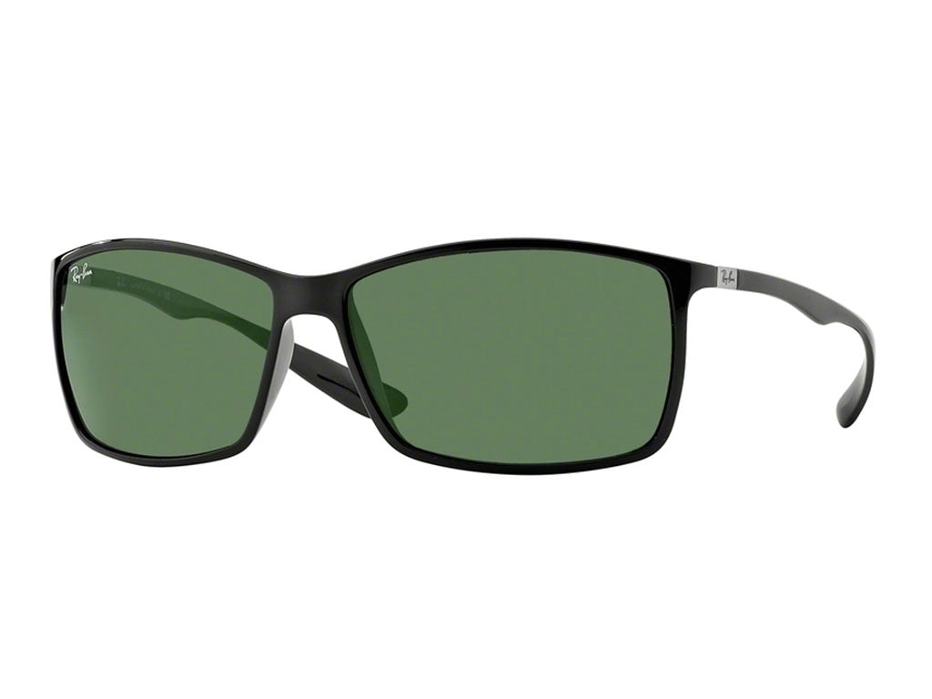 Ray - Ban Uomo Rb4179 Liteforce 601/71 Occhiali Da Sole Peek Nero Verde Squadrata Normale