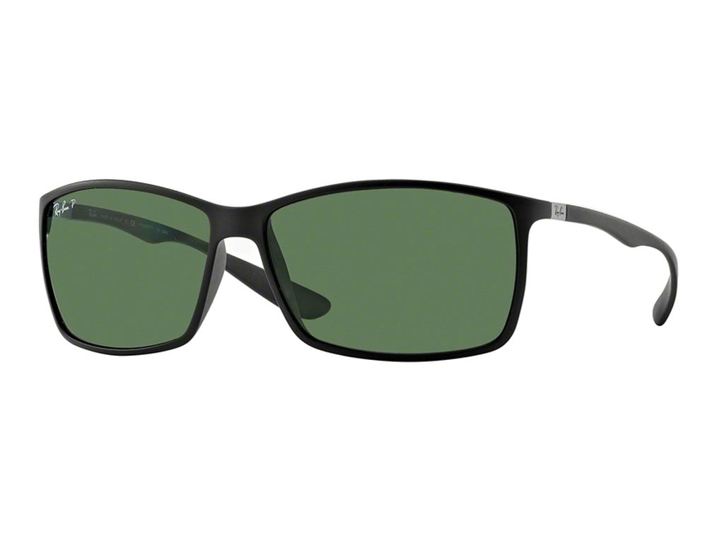 Ray - Ban Uomo Rb4179 Liteforce 601S9A Occhiali Da Sole Iniettato Nero G15 Squadrata Polarizzata