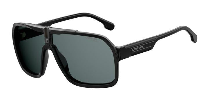 Carrera Uomo Carrera 1014/S 003/2K Occhiali Da Sole Plastica Nero-Opaco Grigio Squadrata