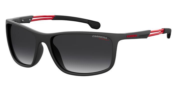 Carrera Uomo Carrera 4013/S 003/9O Occhiali Da Sole Plastica Nero-Opaco Grigio Squadrata  Sfumato