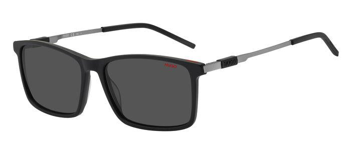 Hugo Boss Uomo Hg 1099/S 003/Ir Occhiali Da Sole Acetato Nero-Opaco Grigio Squadrata Normale