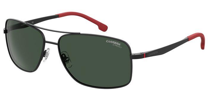 Carrera Uomo Carrera 8040/S 003/Qt Occhiali Da Sole Metallo Nero Grigio Squadrata