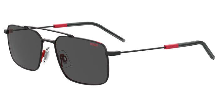 Hugo Boss Uomo Hg 1119/S Blx/Ir Occhiali Da Sole Metallo Nero-Opaco Grigio Squadrata