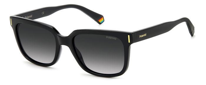 Polaroid Unisex Pld 6191/S 807/Wj Occhiali Da Sole Plastica Nero Grigio Squadrata Polarizzata Sfumato