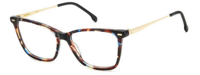 Carrera Donna Carrera 3024 Jbw Montature Da Vista Acetato Havana/Blu  Cat Eye