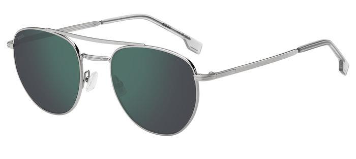 Hugo Boss Uomo Boss 1631/S 6Lb/Mt Occhiali Da Sole Acciaio Grigio Multicolore Pilot  Specchiato