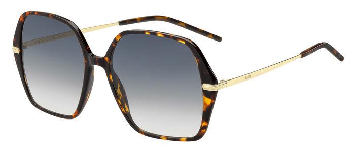 Hugo Boss Donna Boss 1660/S 2Ik/9O Occhiali Da Sole Acetato Havana Grigio Squadrata  Sfumato