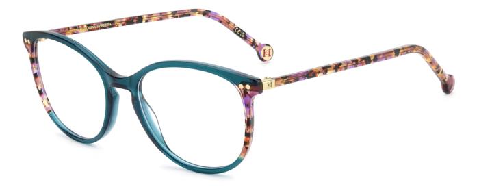 Carolina Herrera Donna Her 0247 1Ed Montature Da Vista Acetato Verde  Cat Eye