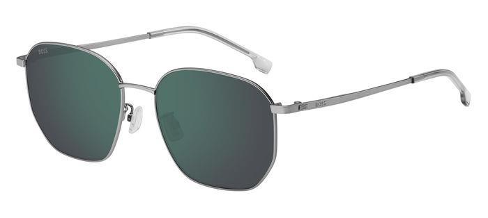 Hugo Boss Uomo Boss 1673/F/Sk R81/Mt Occhiali Da Sole Acciaio Grigio Opaco Multicolore Geometrica  Specchiato