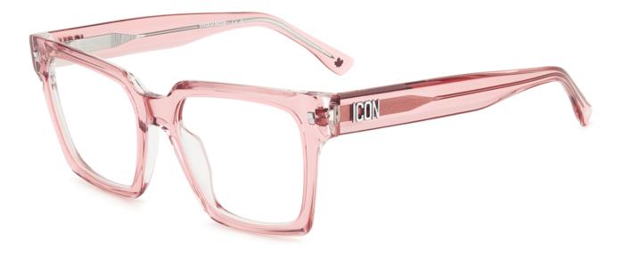 Dsquared2 Donna Icon 0019 8Xo Montature Da Vista Acetato Rosa  Squadrata