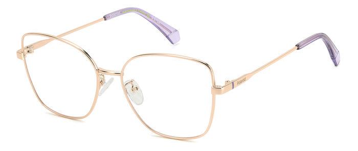 Polaroid Donna Pld D521/G Ddb Montature Da Vista Metallo Oro  Farfalla
