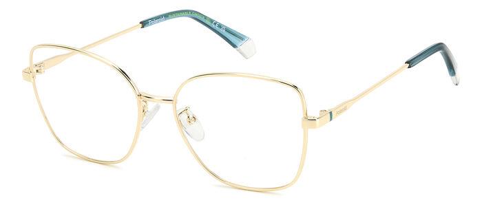 Polaroid Donna Pld D521/G Lks Montature Da Vista Metallo Oro  Farfalla