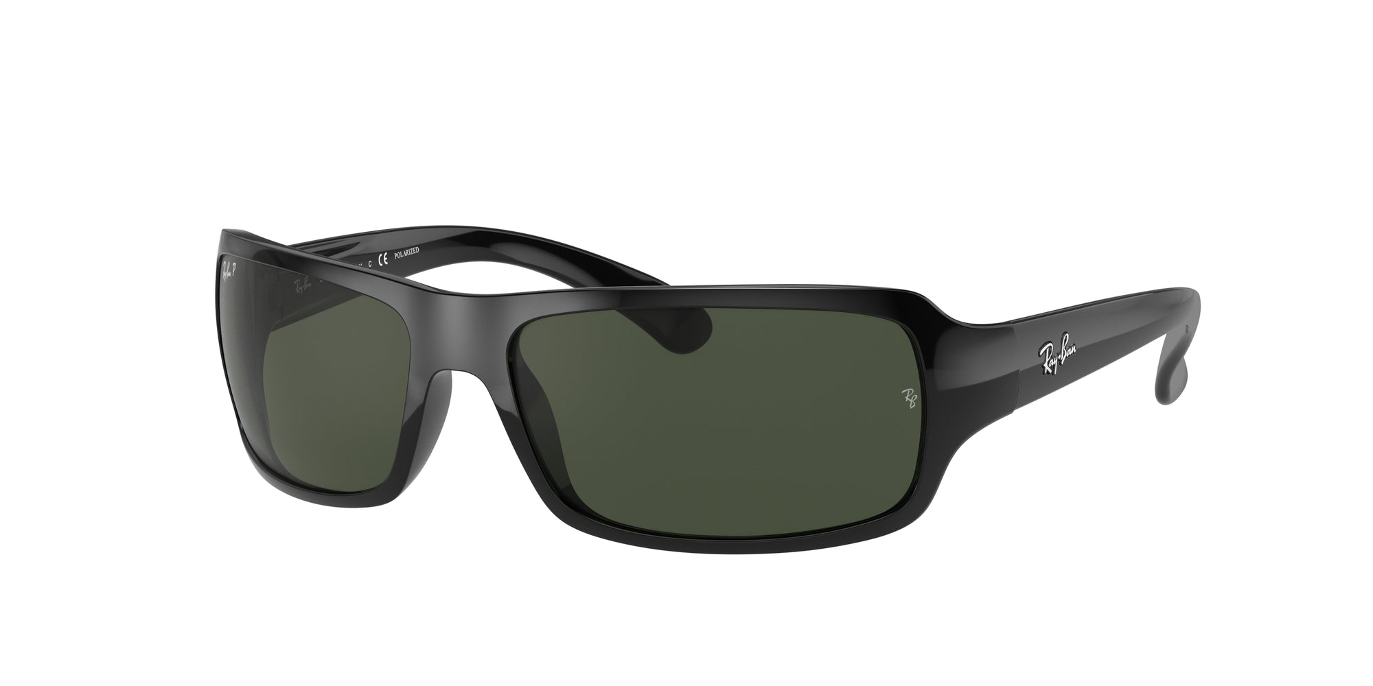 Ray - Ban Uomo Rb4075 Rb4075 601/58 Occhiali Da Sole Nylon Nero G15 Squadrata Polarizzata