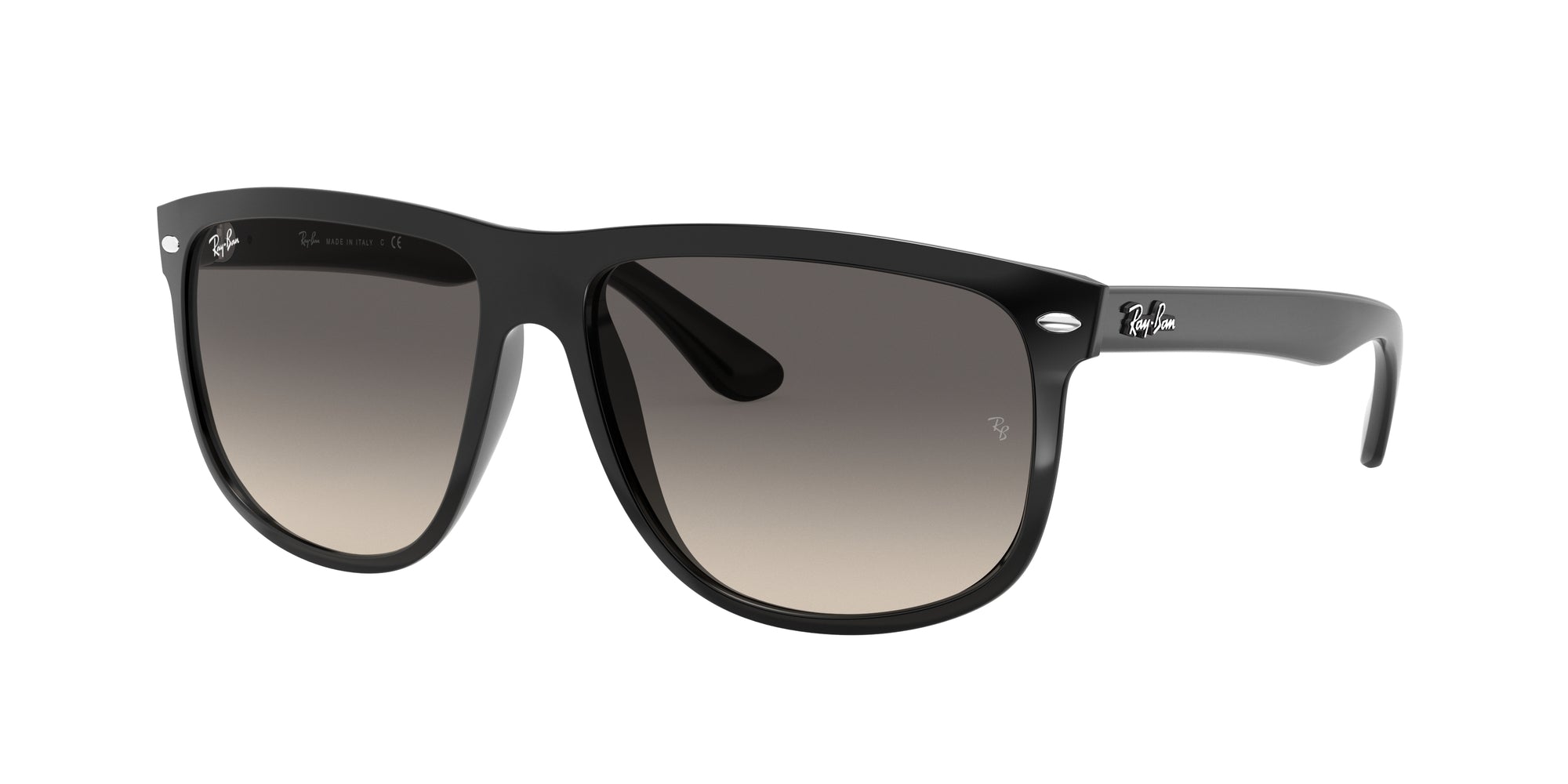 Ray - Ban Uomo Rb4147 Boyfriend 601/32 Occhiali Da Sole Nylon Nero Grigio Squadrata Normale