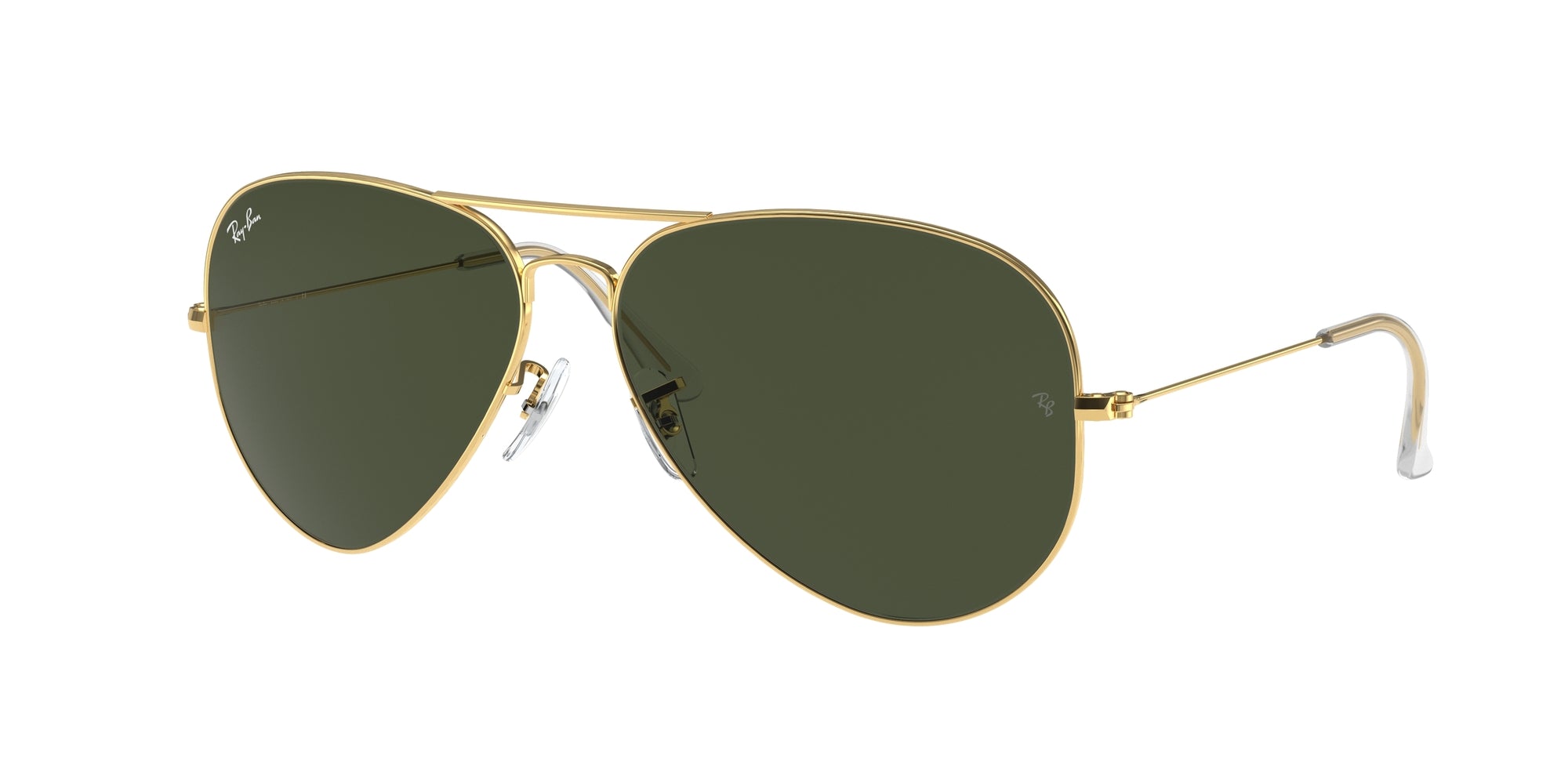 Ray - Ban Unisex Rb3026 Aviator Large Metal Ii L2846 Occhiali Da Sole Metallo Oro G15 Pilot Normale