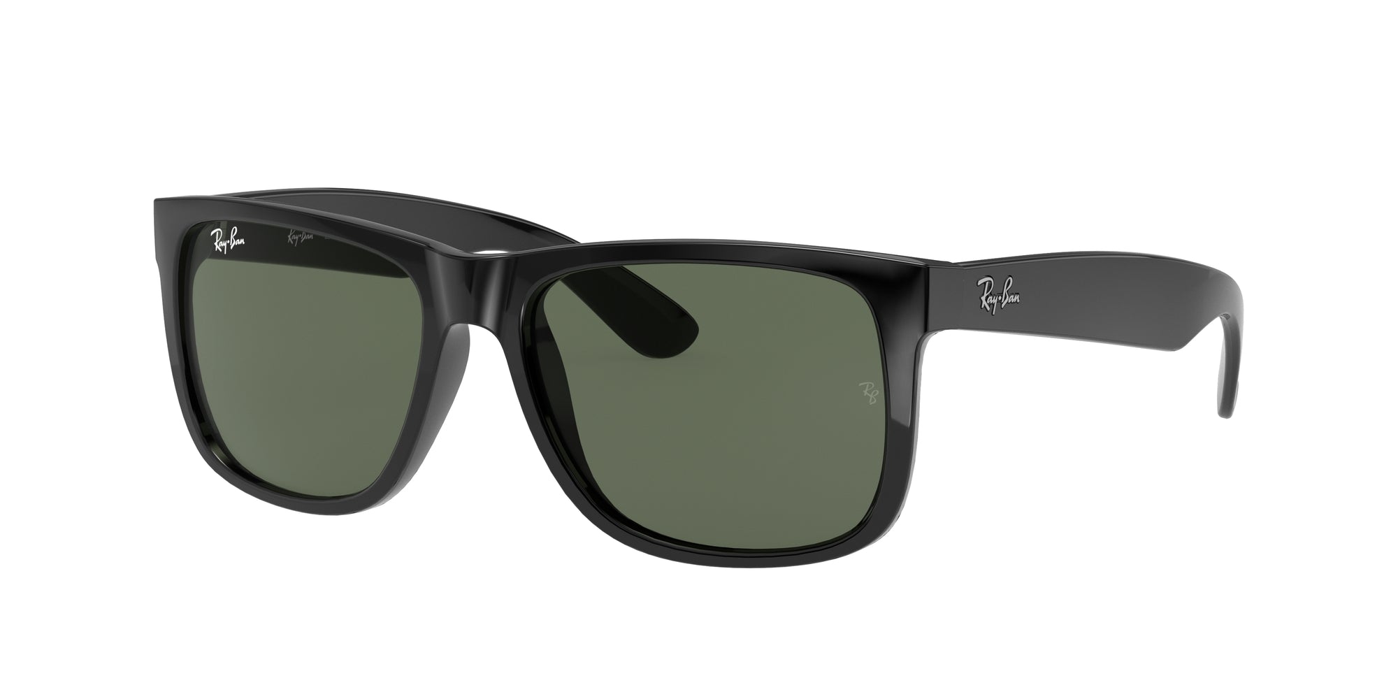 Ray - Ban Uomo Rb4165F Justin 601/71 Occhiali Da Sole Nylon Nero G15 Squadrata Normale