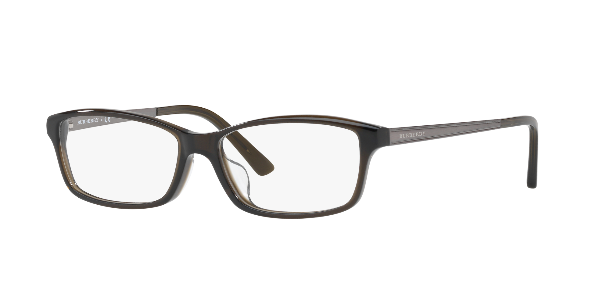 Burberry Uomo Be2217D  3010 Montature Da Vista Acetato Verde Trasparente Squadrata Normale