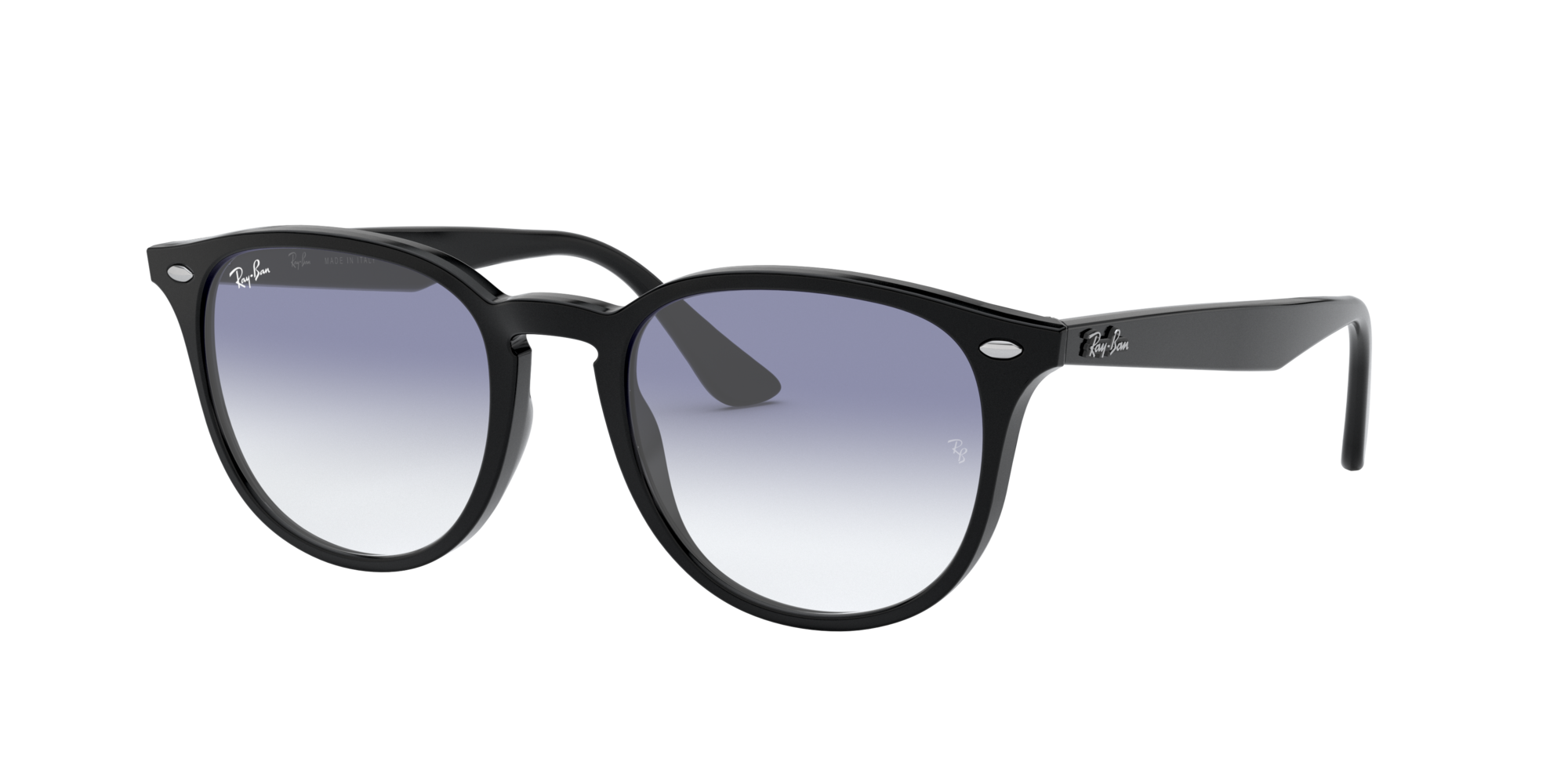 Ray - Ban Unisex Rb4259  601/19 Occhiali Da Sole Iniettato Nero Blu Pantos Normale Sfumato