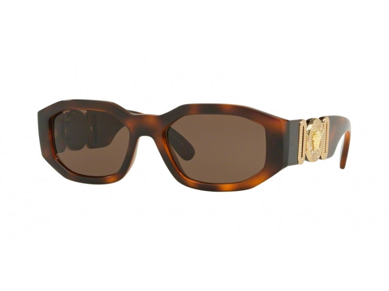 Versace Unisex Ve4361  521773 Occhiali Da Sole Nylon Tartaruga Marrone Geometrica Normale