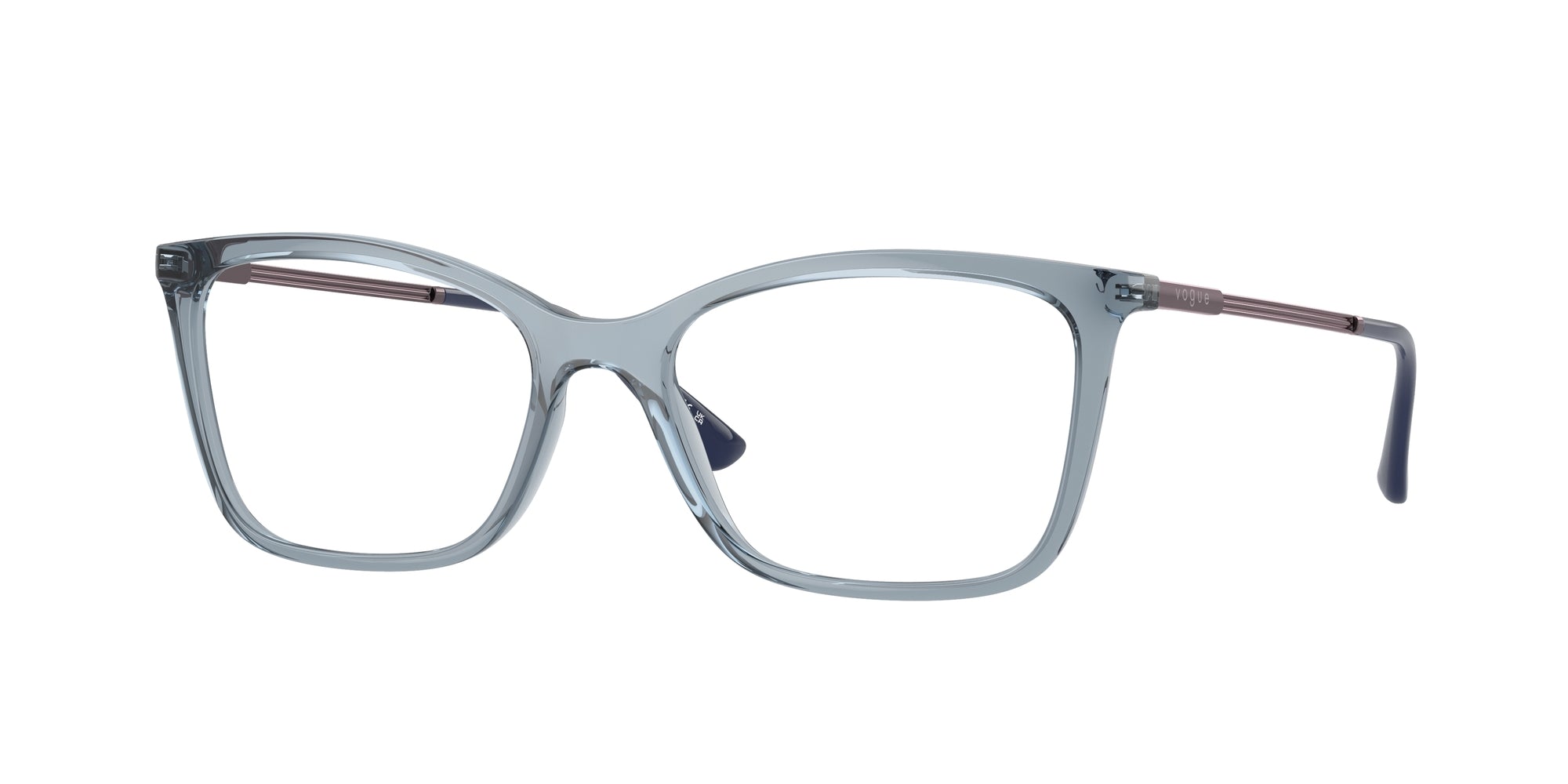 Vogue Eyewear Donna Vo5563  2966 Montature Da Vista Nylon Blu Trasparente Farfalla Normale