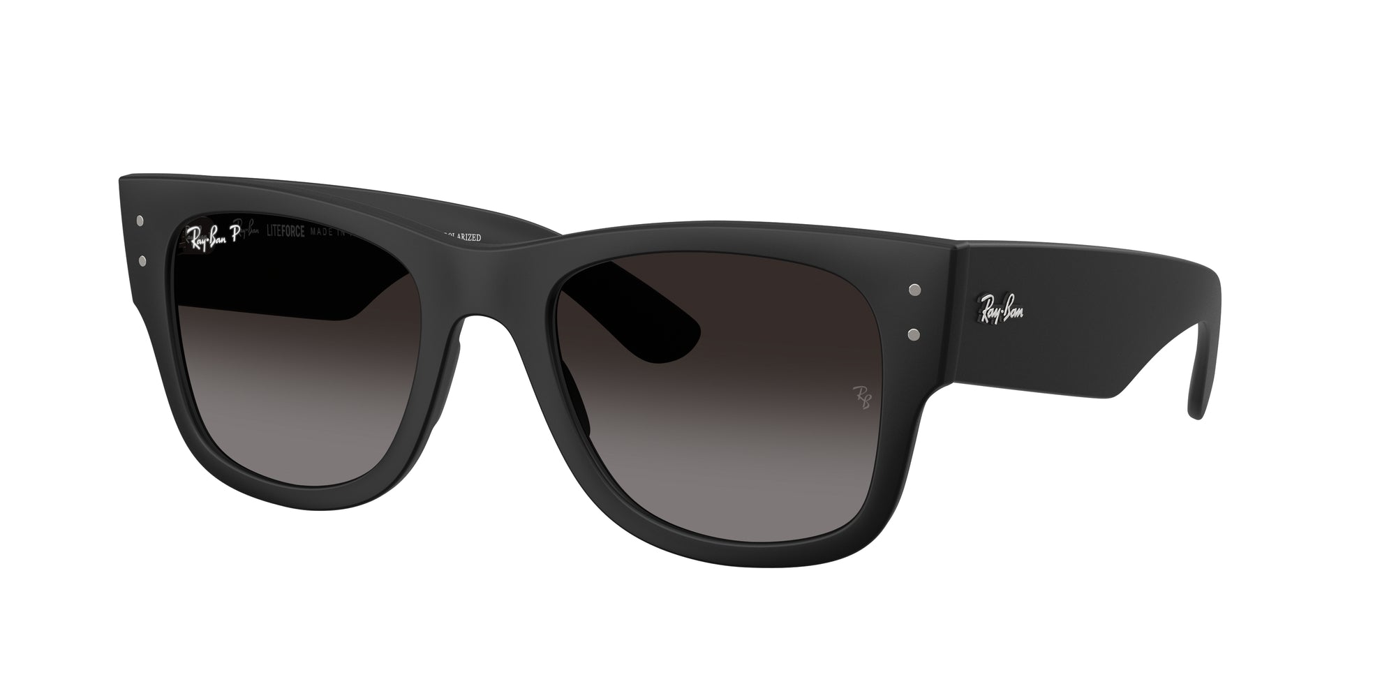 Ray - Ban Unisex Rb4840S  601St3 Occhiali Da Sole Peek Nero Grigio Squadrata Polarizzata