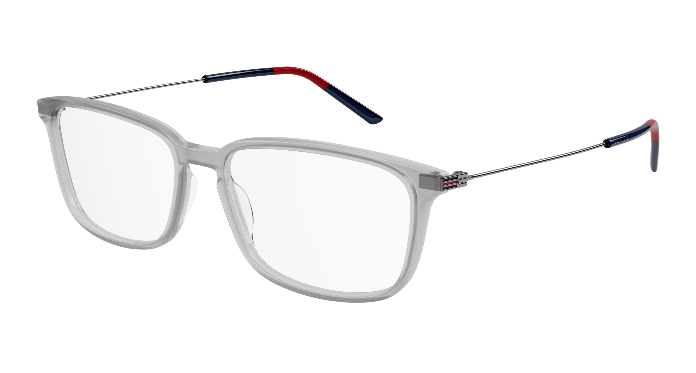 Gucci Uomo Gg1056Oa 003 Montature Da Vista Acetato Grigio  Squadrata