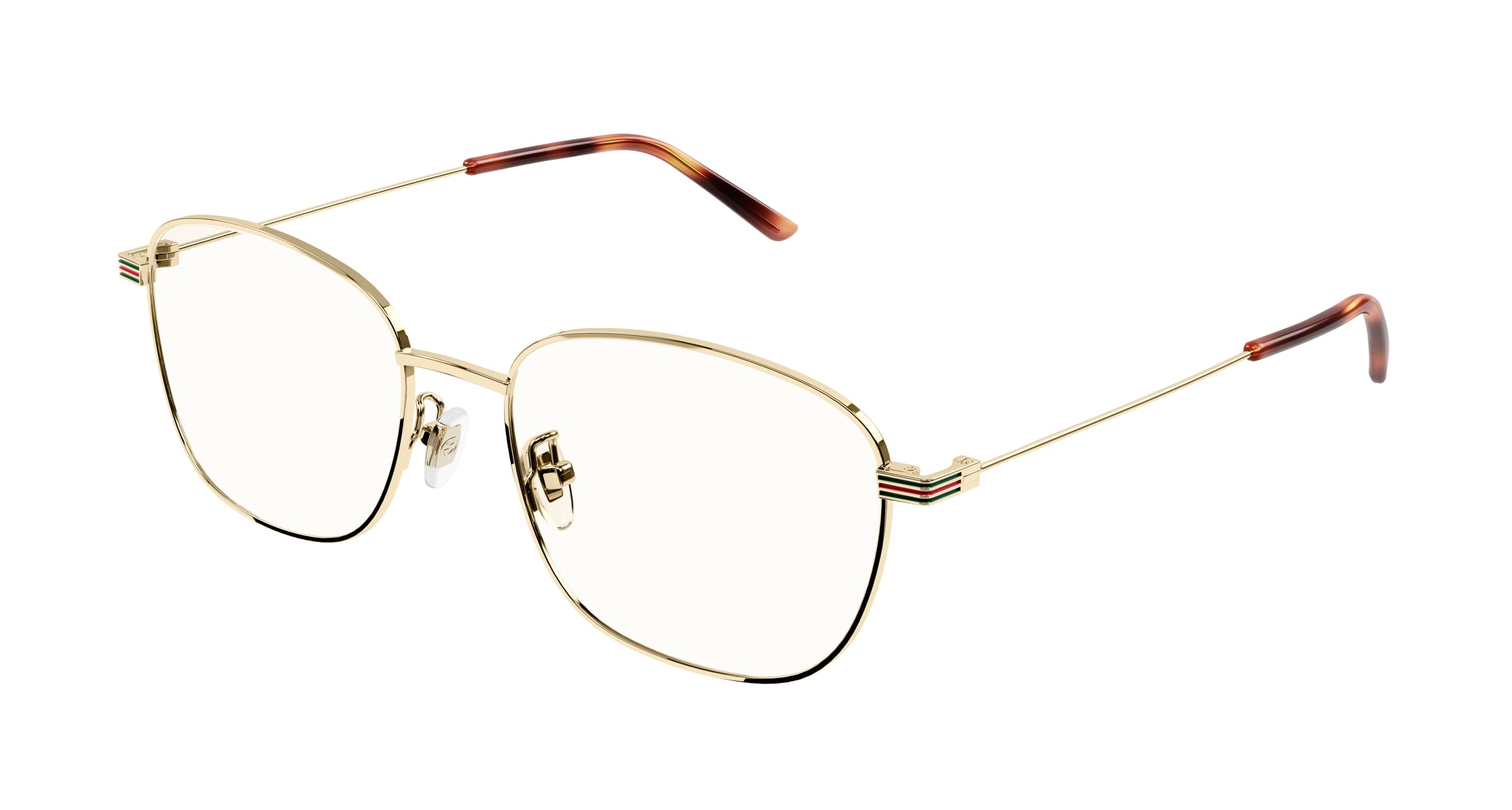 Gucci Uomo Gg1126Oa 003 Montature Da Vista Metallo Oro  Squadrata