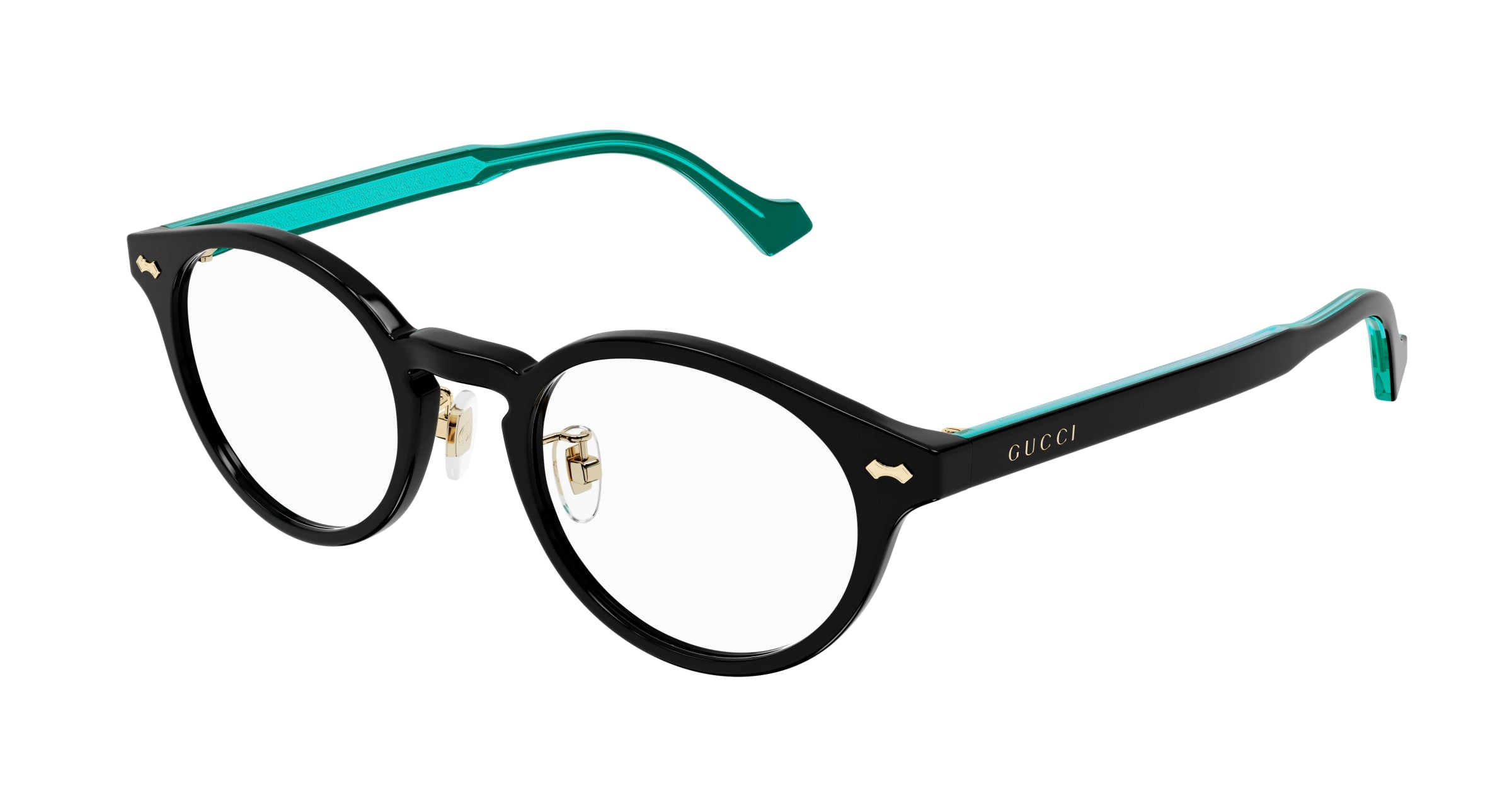 Gucci Uomo Gg1127Oj 003 Montature Da Vista Plastica Nero  Rotonda