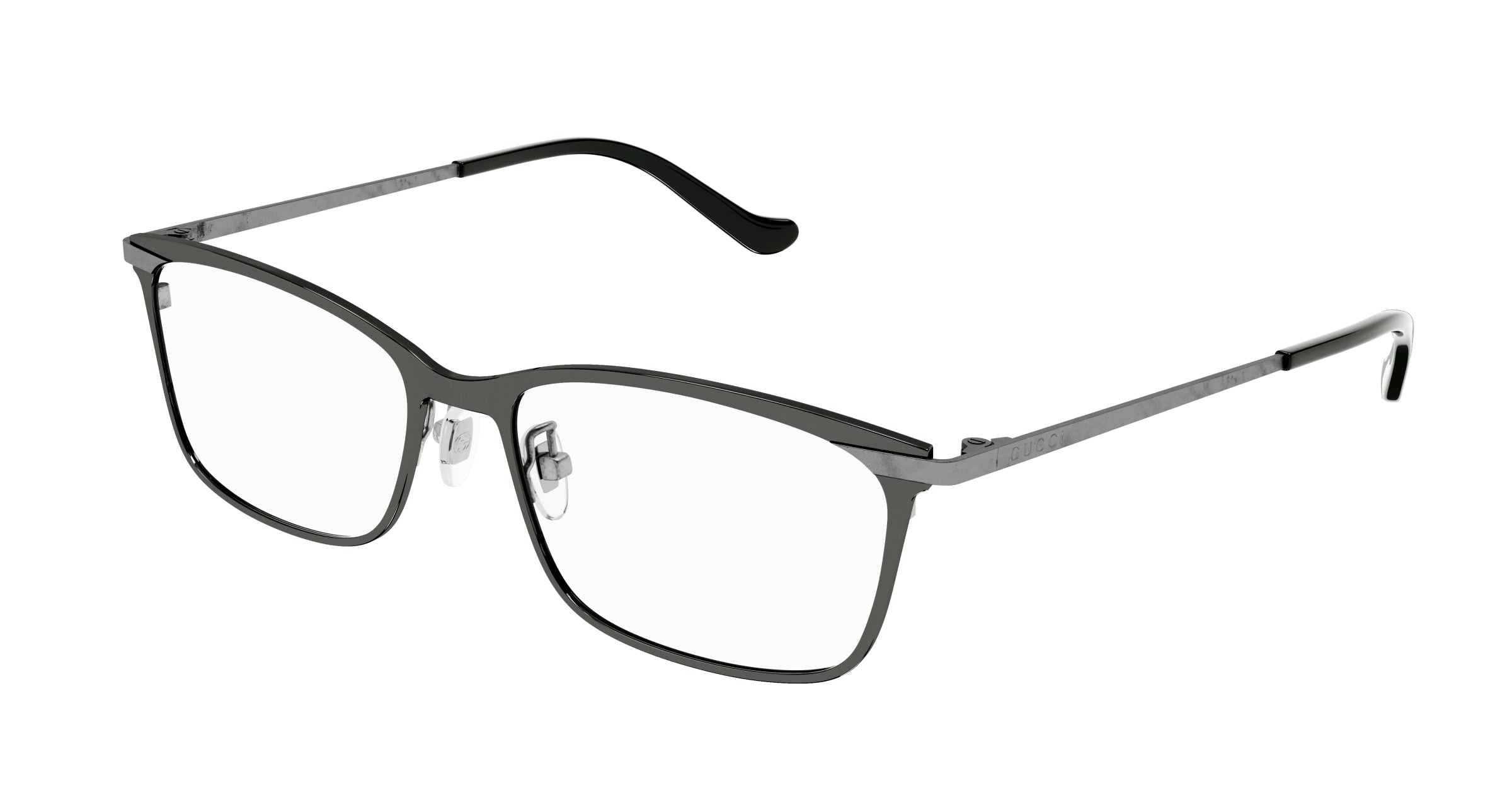 Gucci Uomo Gg1130Oj 002 Montature Da Vista Titanio Rutenio  Squadrata