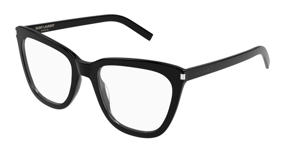 Saint Laurent Donna Sl 548 Slim Opt 001 Montature Da Vista Acetato Nero  Farfalla