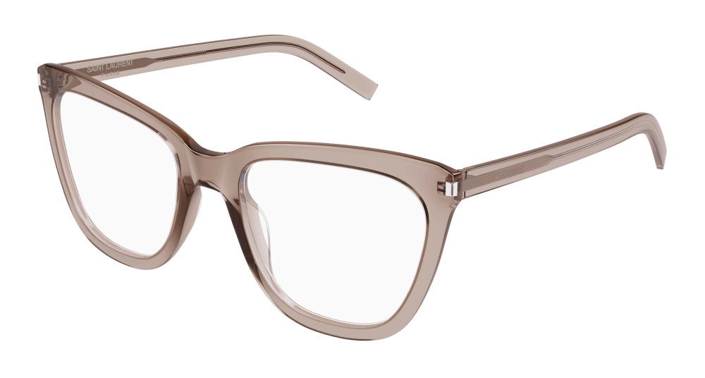Saint Laurent Donna Sl 548 Slim Opt 003 Montature Da Vista Acetato Marrone  Farfalla