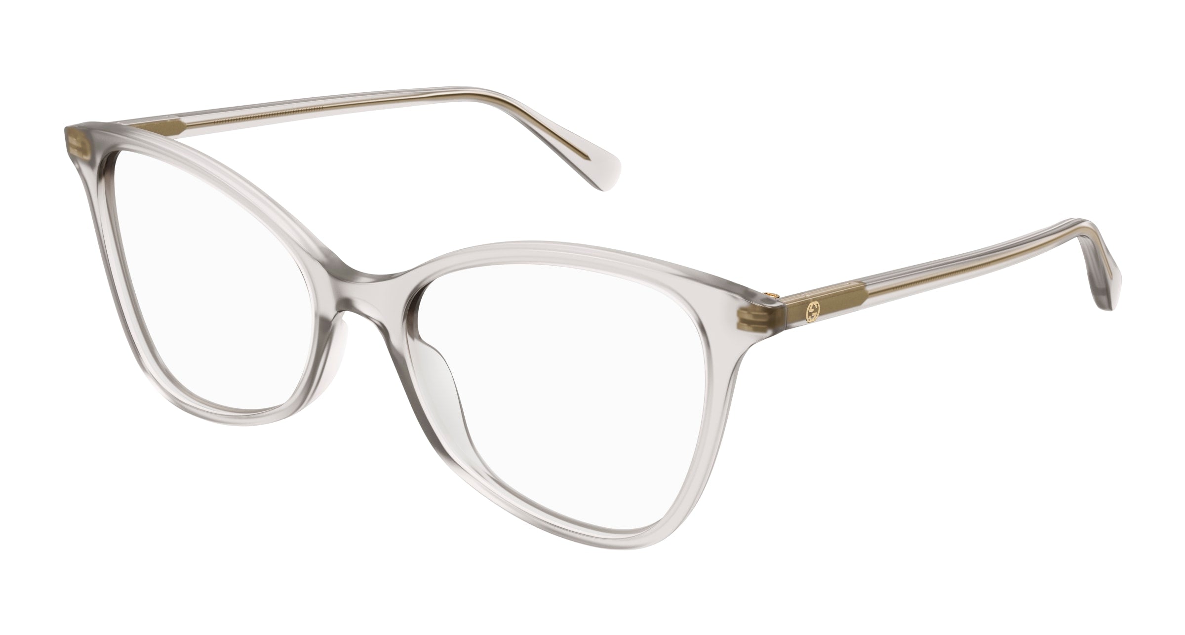 Gucci Donna Gg1360O 004 Montature Da Vista Plastica Beige  Cat Eye