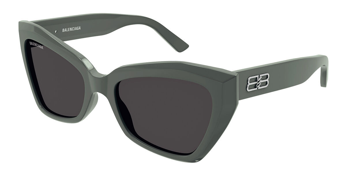 Balenciaga Donna Bb0271S 003 Occhiali Da Sole Acetato Grigio Grigio Geometrica