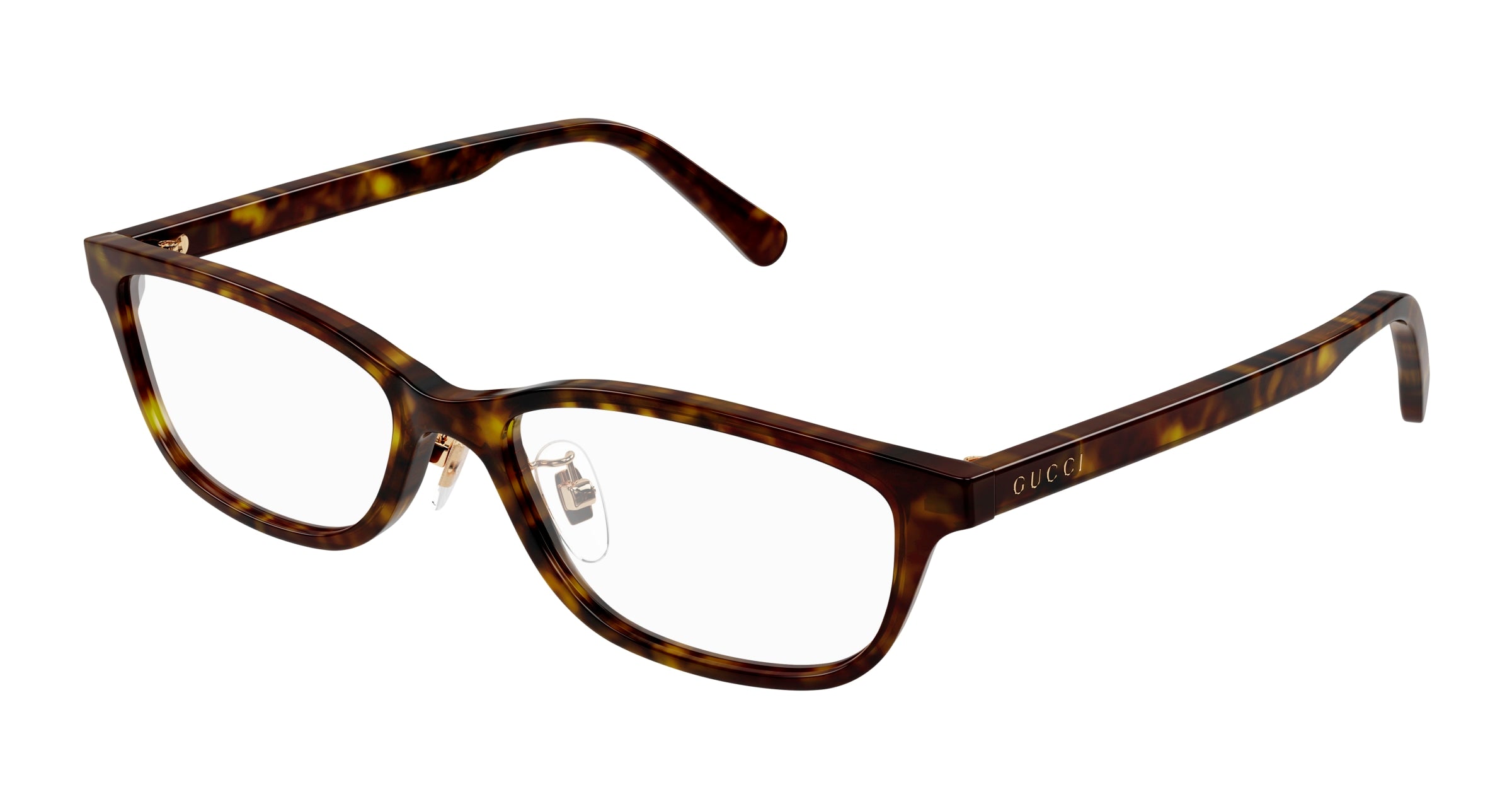Gucci Unisex Gg0931Oj 005 Montature Da Vista Acetato Havana  Squadrata