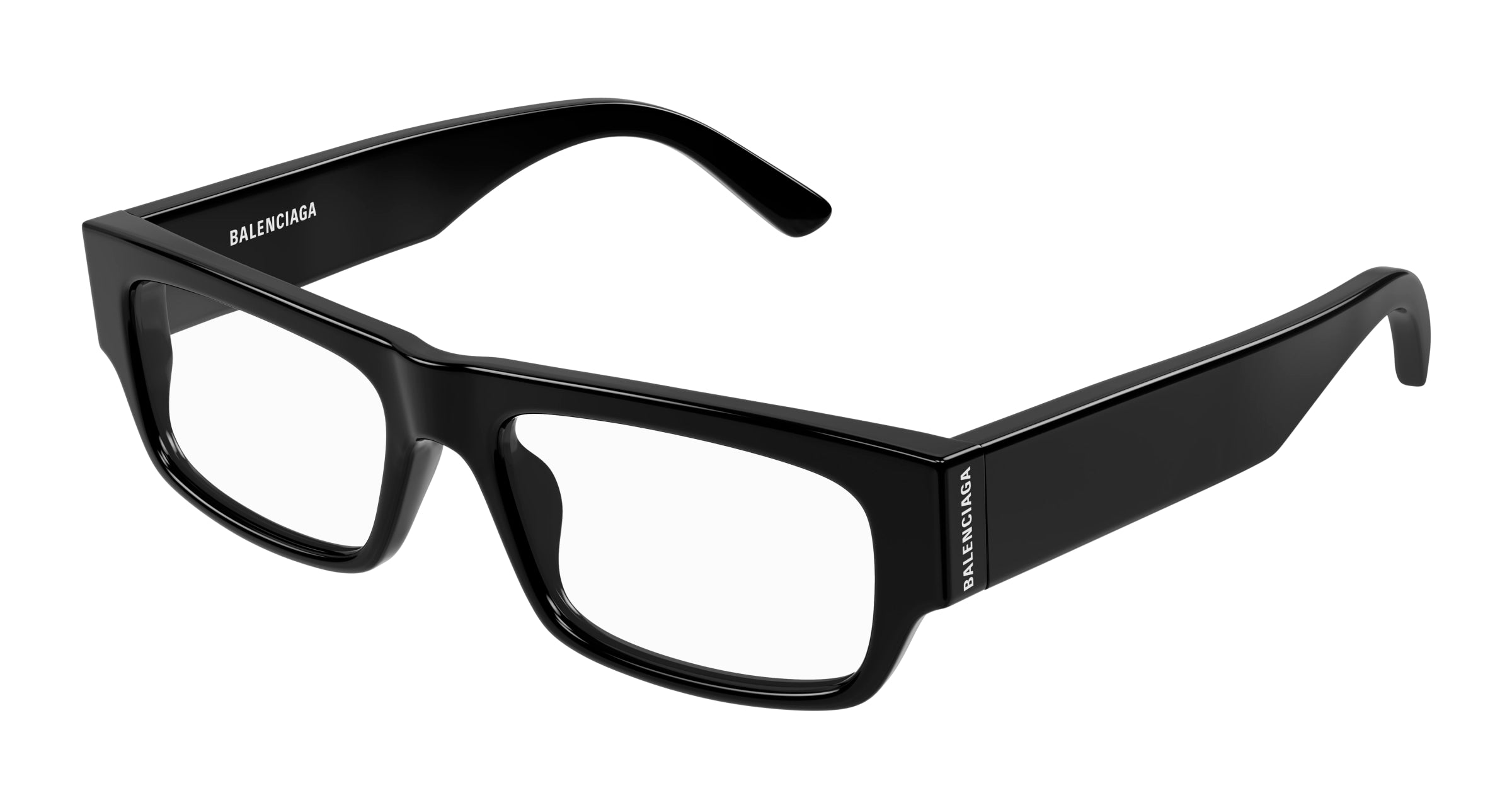 Balenciaga Uomo Bb0304O 001 Montature Da Vista Acetato Nero  Squadrata