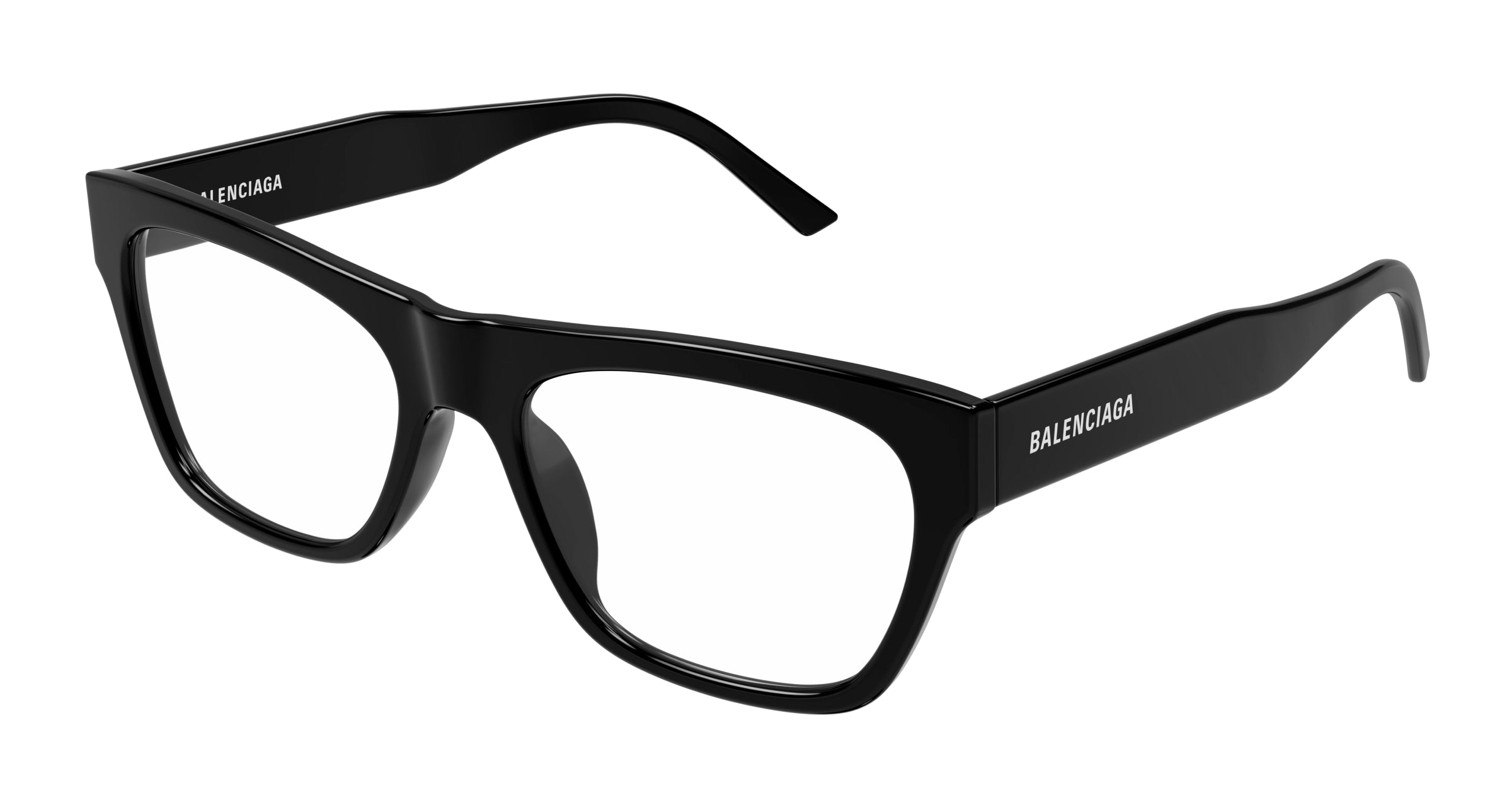 Balenciaga Unisex Bb0308O 001 Montature Da Vista Acetato Nero  Squadrata