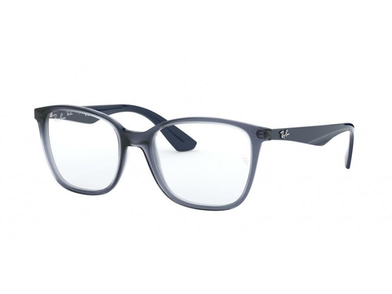 Ray - Ban Unisex Rx7066 5995 Montature Da Vista Plastica Viola  Squadrata
