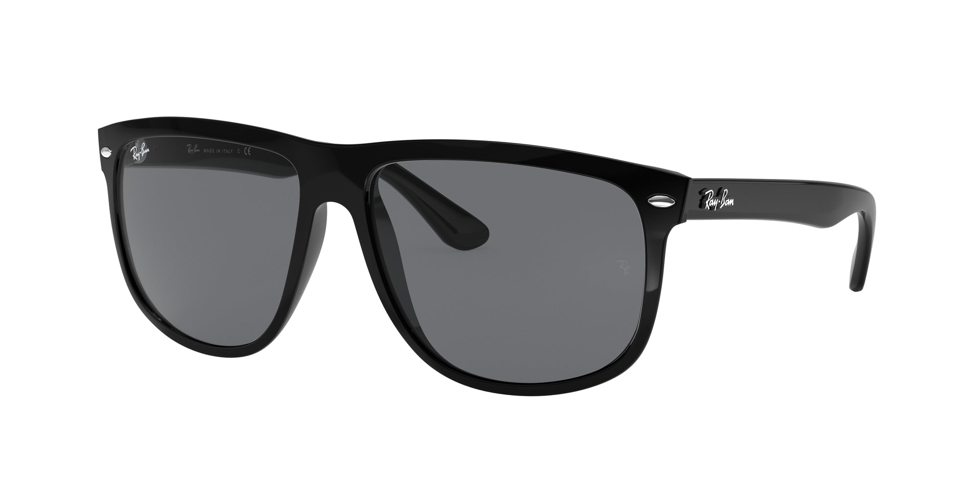 Ray - Ban Uomo Rb4147 Boyfriend 601/87 Occhiali Da Sole Nylon Nero Grigio Squadrata Normale