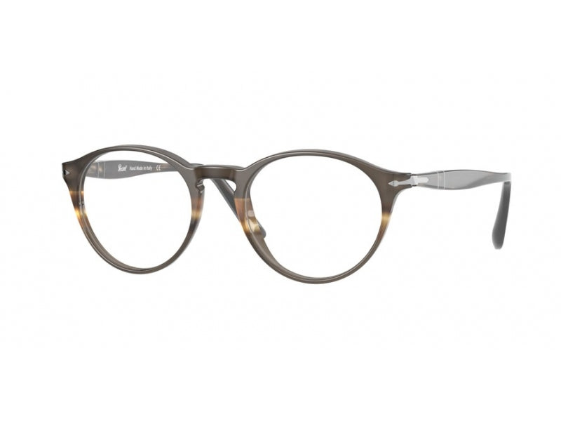Persol Uomo Po3092V 9064 Montature Da Vista Plastica Grigio  Pantos