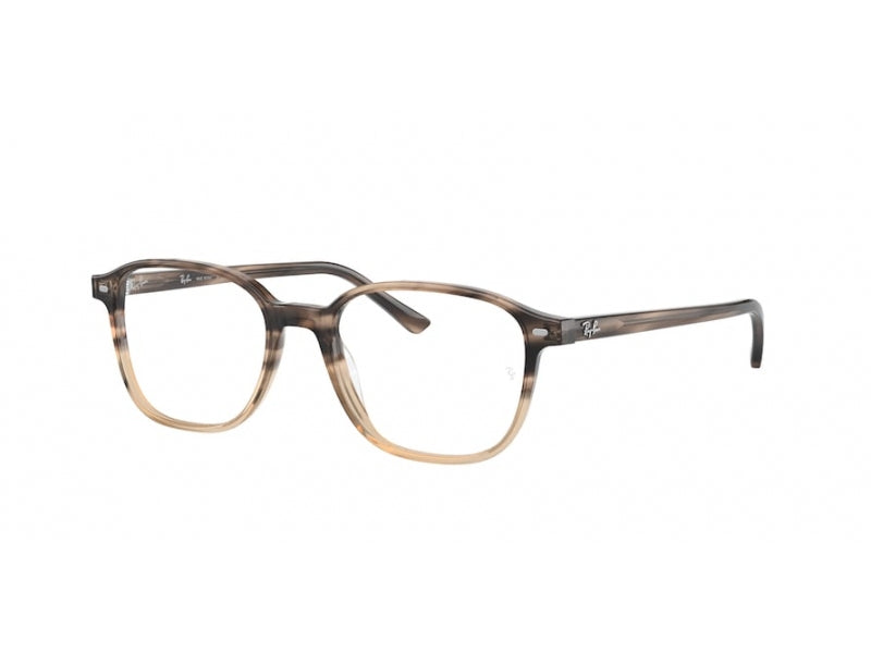Ray - Ban Unisex Rx5393 Leonard 8107 Montature Da Vista Acetato Havana  Squadrata