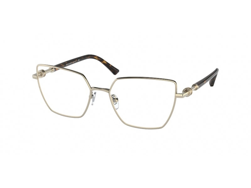 Bulgari Donna Bv2236 278 Montature Da Vista Outlet Metallo Oro  Geometrica