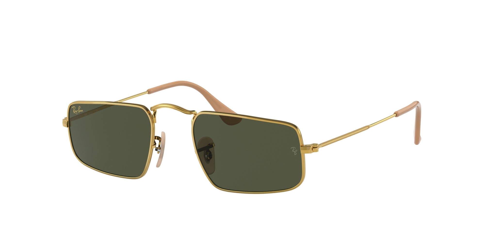 Ray - Ban Unisex Rb3957 Julie 919631 Occhiali Da Sole Metallo Oro G15 Squadrata Normale