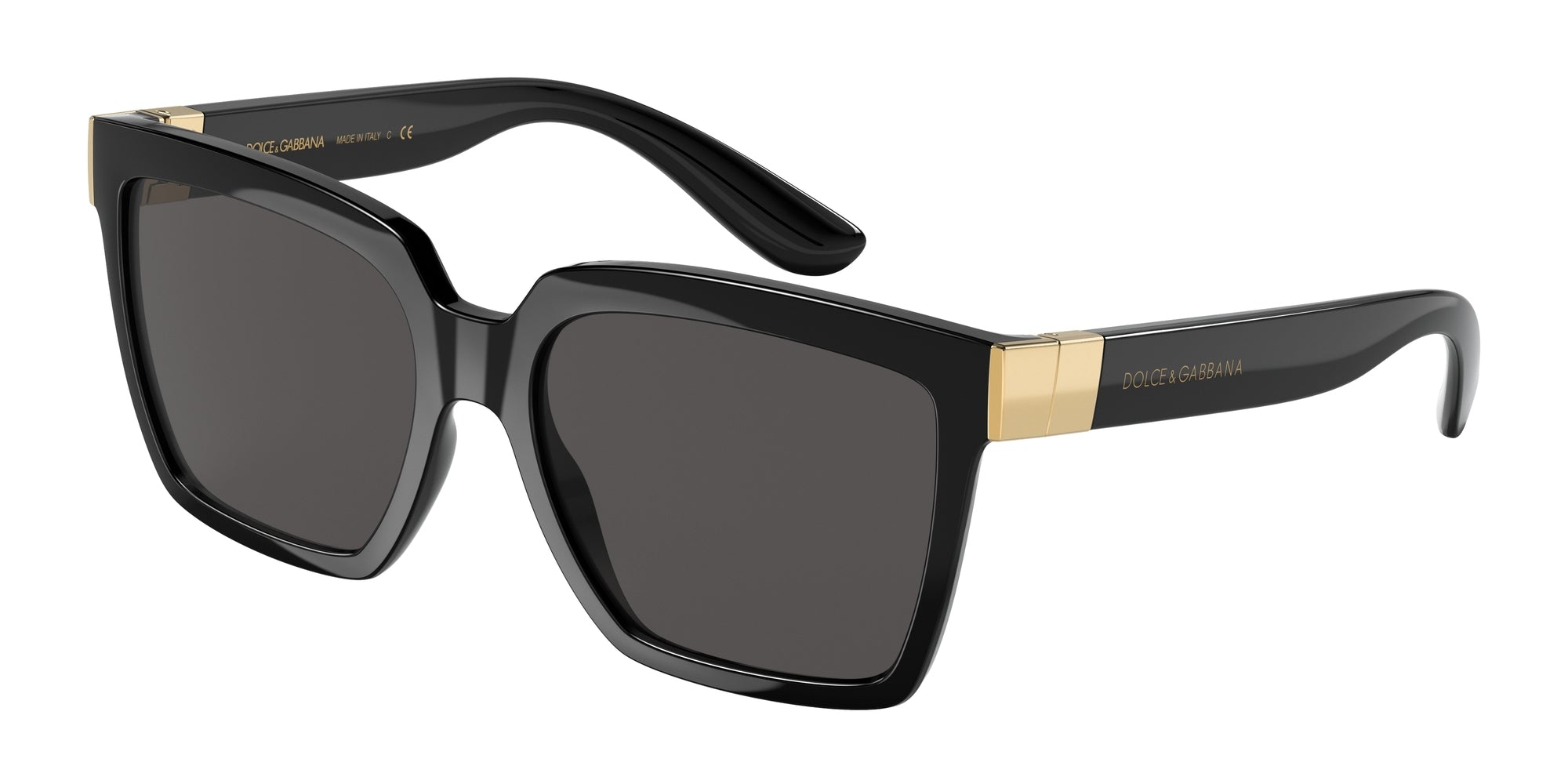 Dolce & Gabbana Donna Dg6165  501/87 Occhiali Da Sole Nylon Nero Grigio Squadrata Normale