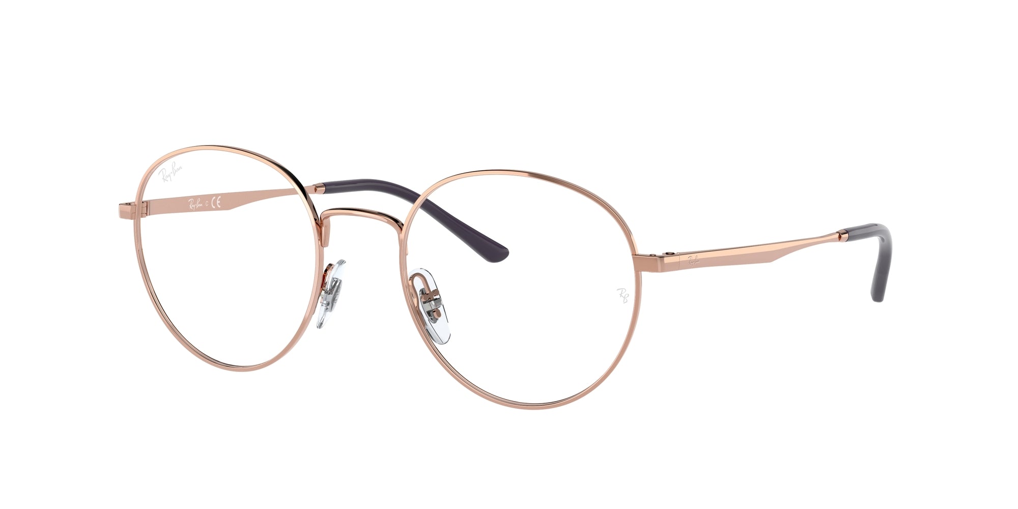 Ray - Ban Unisex Rx3681V 3094 Montature Da Vista Metallo Oro Trasparente Pantos Normale