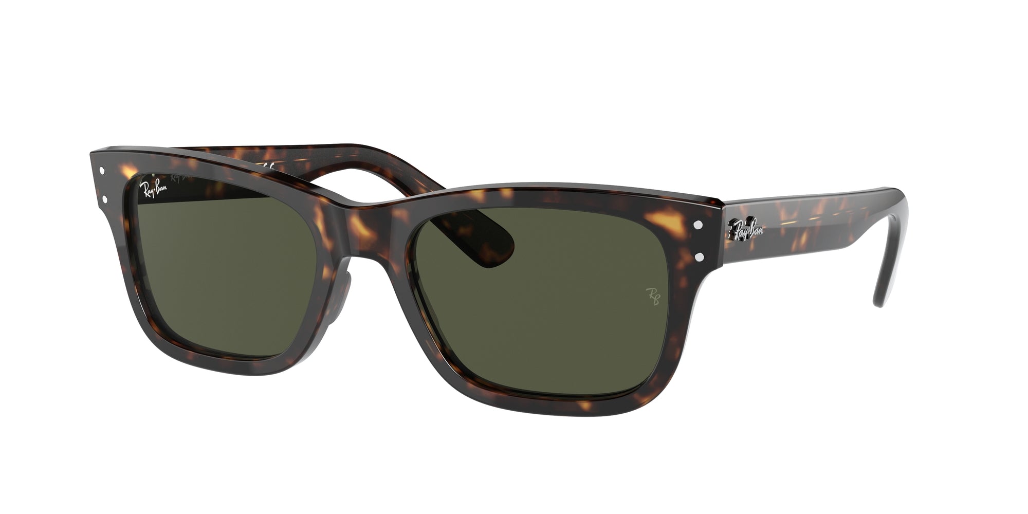 Ray - Ban Uomo Rb2283 Mr Burbank 902/31 Occhiali Da Sole Acetato Tartaruga G15 Squadrata Normale