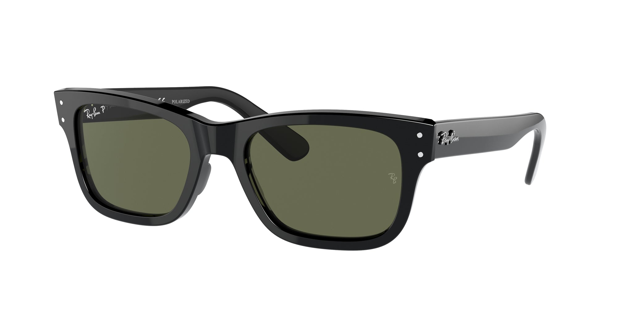 Ray - Ban Uomo Rb2283 Mr Burbank 901/58 Occhiali Da Sole Acetato Nero G15 Squadrata Polarizzata