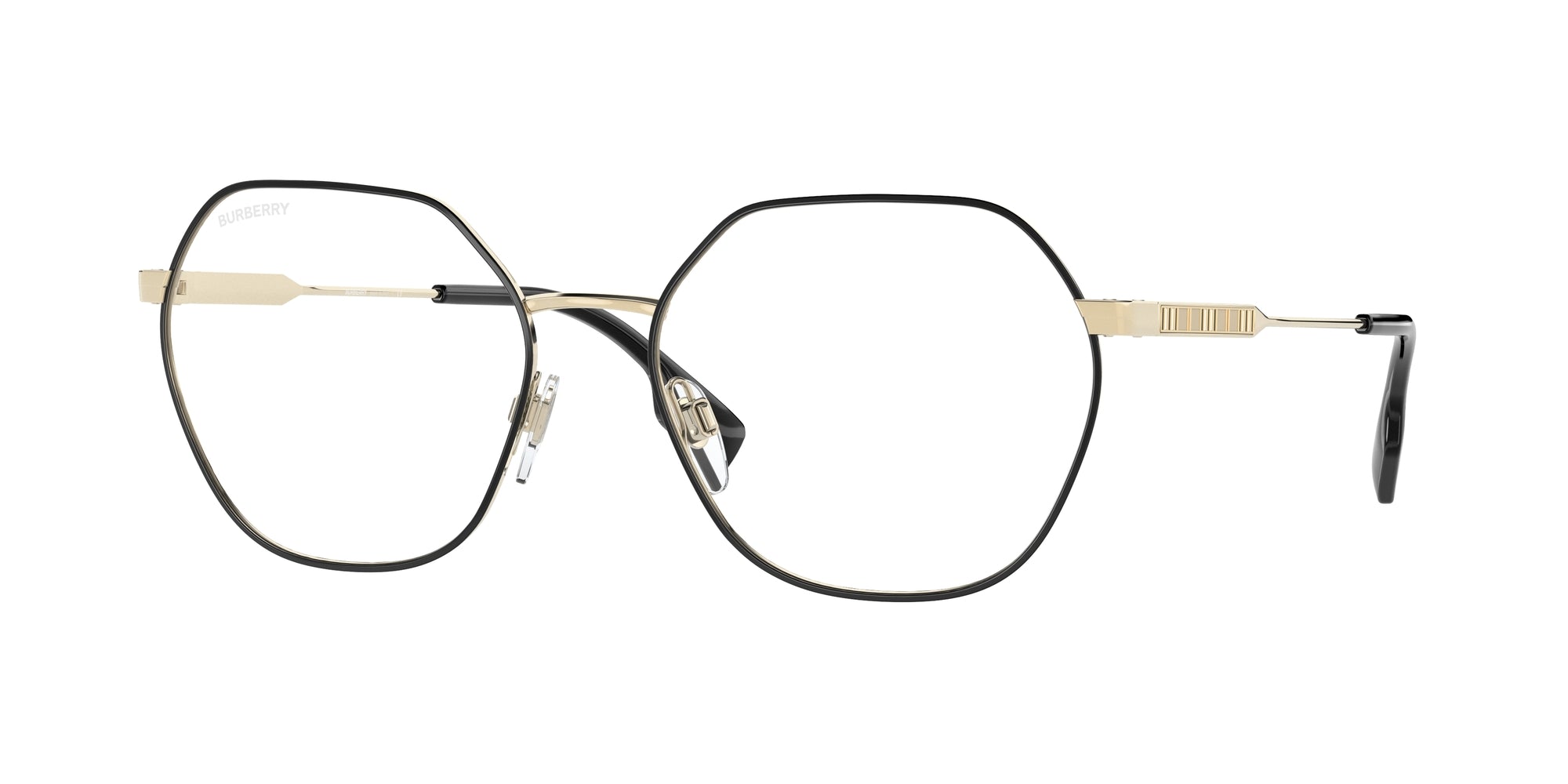 Burberry Donna Be1350 Erin 1326 Montature Da Vista Metallo Nero  Geometrica