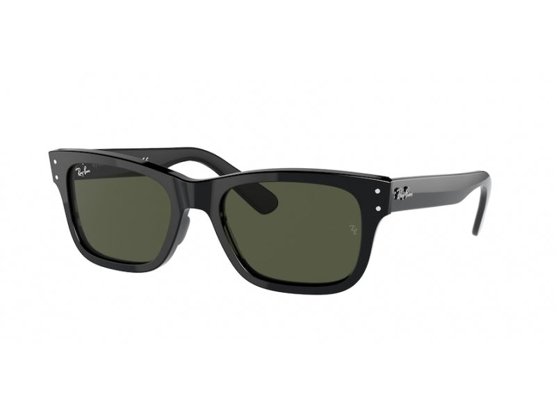 Ray - Ban Uomo Rb2283 Mr Burbank 901/31 Occhiali Da Sole Plastica Nero Verde Squadrata Normale