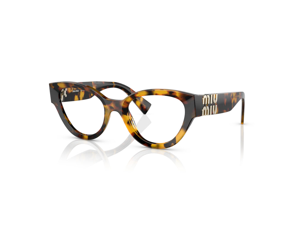 Miu Miu Donna Mu 01Vv  Vau1O1 Montature Da Vista Plastica Havana Miele  Pantos