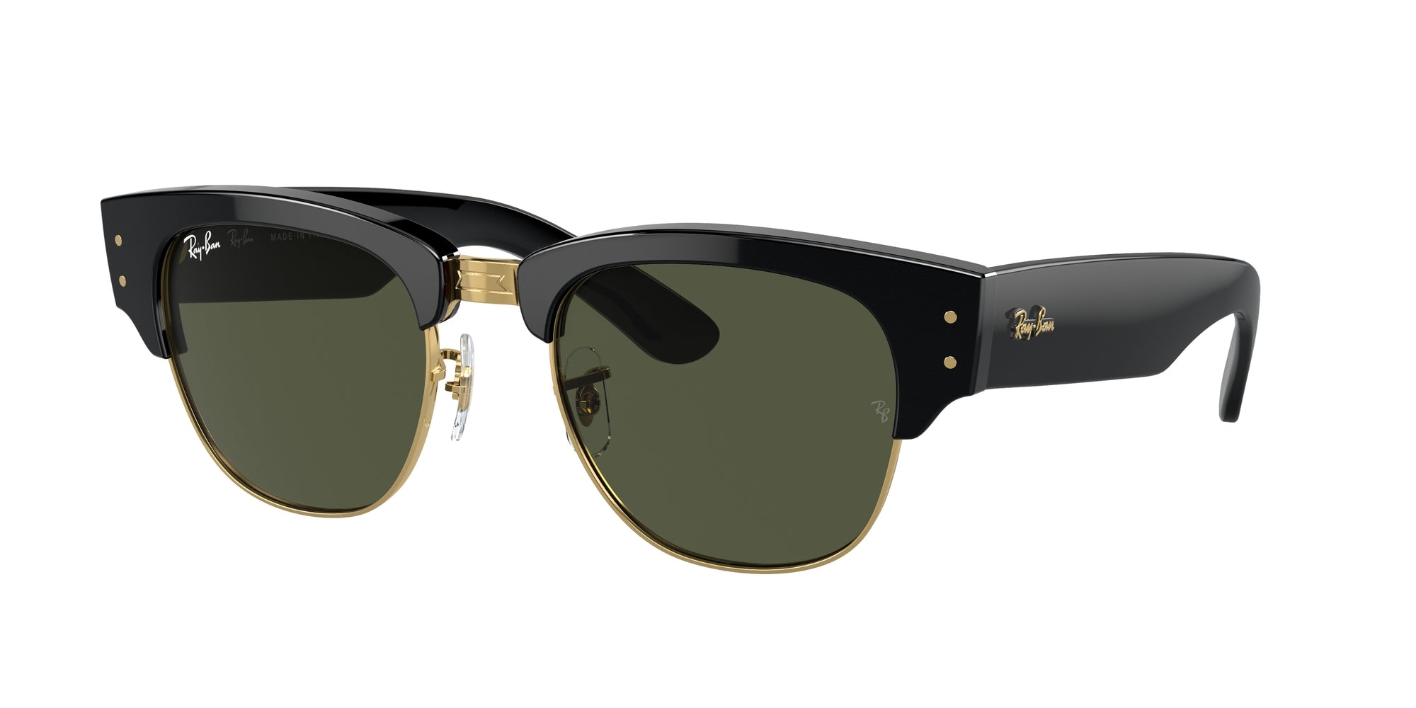Ray - Ban Unisex Rb0316S Mega Clubmaster 901/31 Occhiali Da Sole Acetato Nero G15 Squadrata Normale